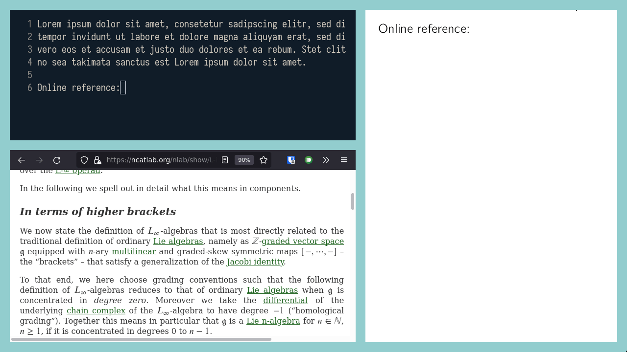 Referring to a web page