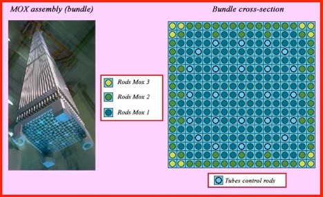 FIG. 19-MOX FUEL RODS IN SPENT FUEL POOL