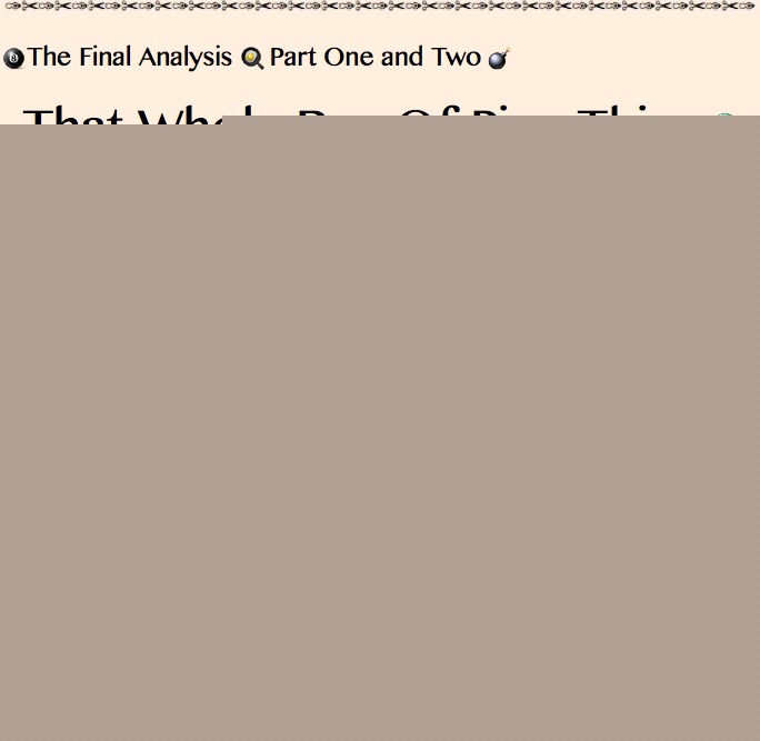 TITLE PLATE- That Whole Bay Of Pigs Thing