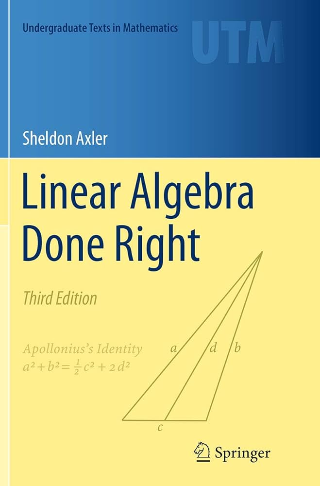 Linear Algebra Done Right