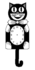 Plan 9 cat clock